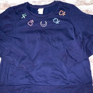 Sailor Moon planetary signs sweatshirt 🌙